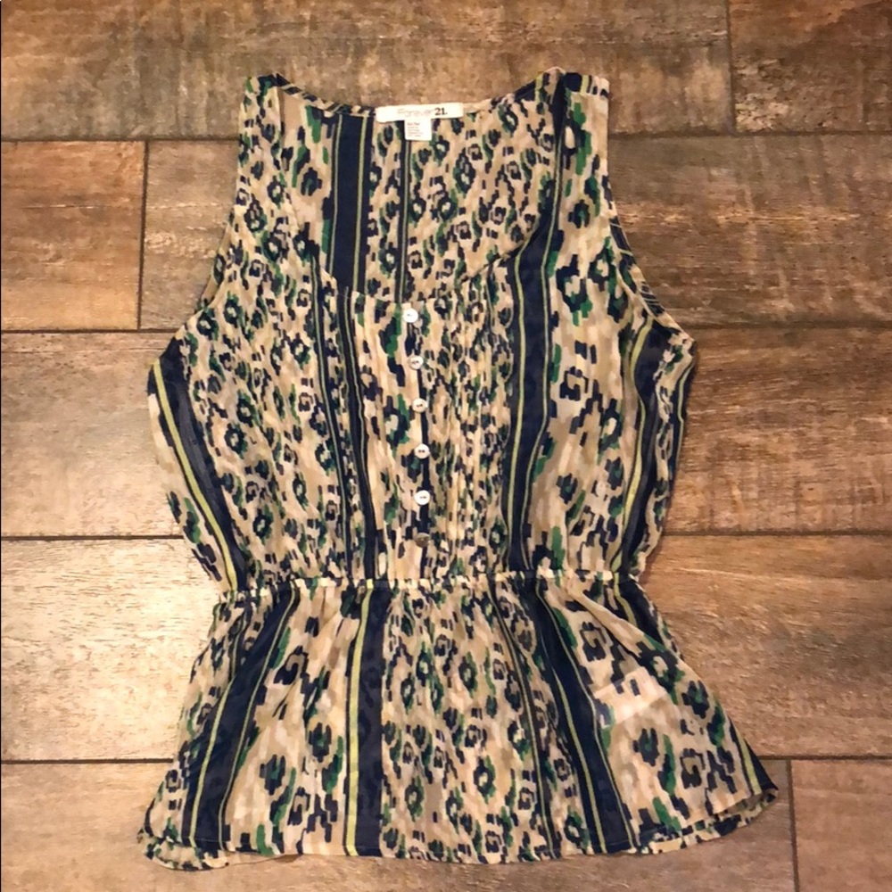 Forever 21 Peplum Top